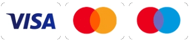 Logotipos de tarjetas Visa y Mastercard para pago de servicios de código LEI